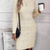 New woman dress for winter.
