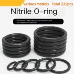 90/225pcs Rubber O Ring