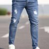 Manfinity Homme men's slim jeans with rips